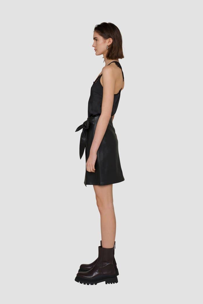 Maeve Lace Edging Satin Camisole Top