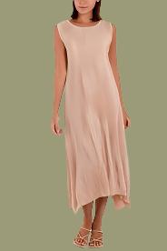 Asymmetric Pleated Dress