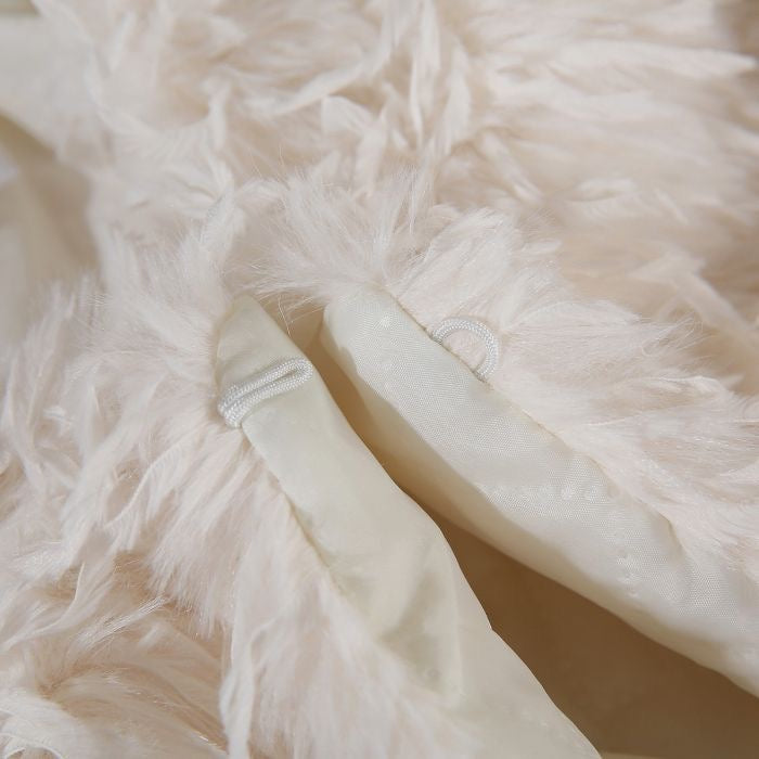 Title: Luxe Shaggy Faux Fur Coat